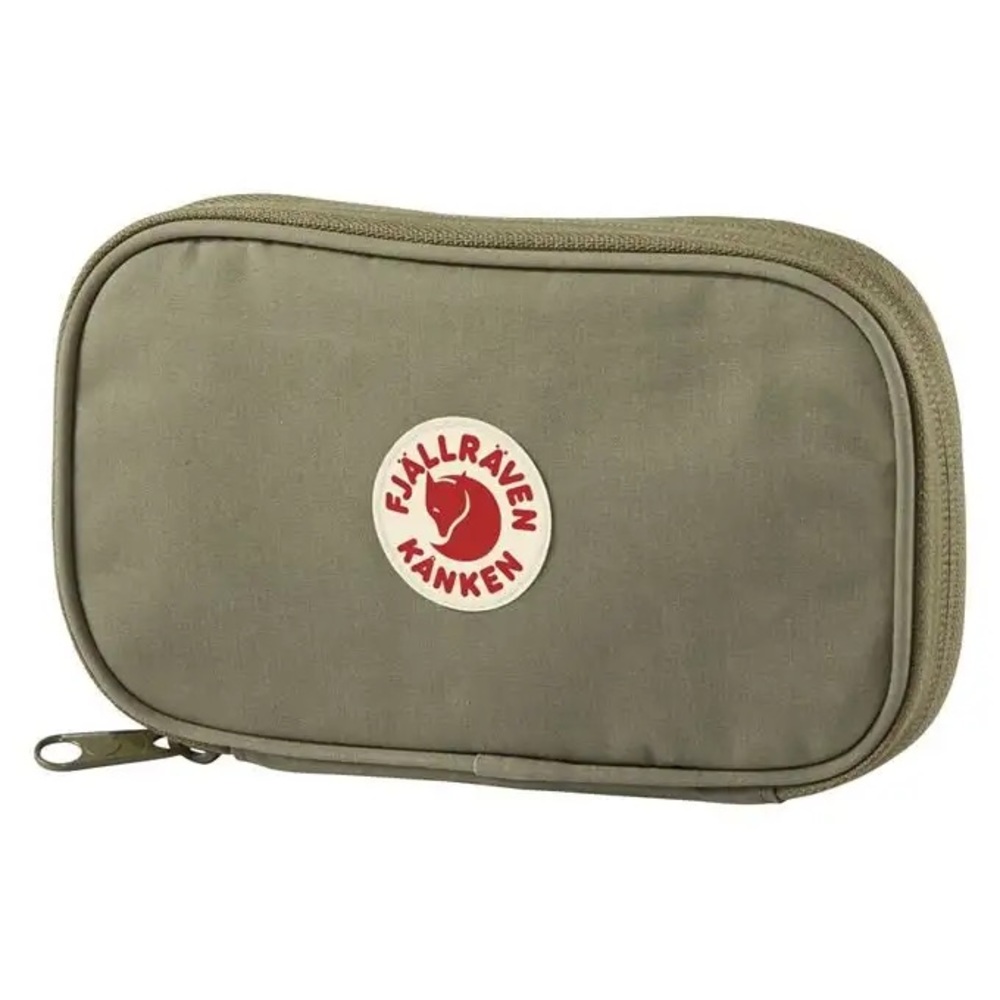 Fjallraven Kanken slightly used green travel wallet!